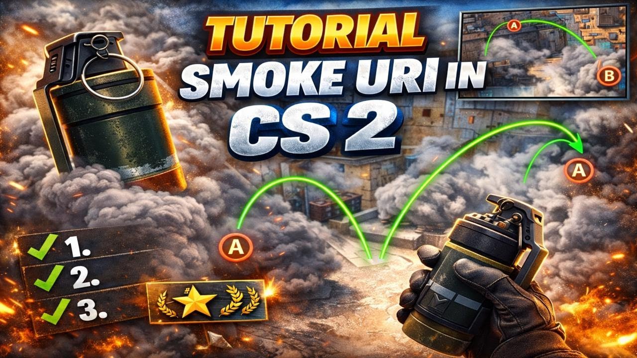 *TUTORIAL* smoke uri MIRAGE CS2