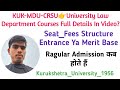 KUK-MDU-CRSU👉University Law Department Courses Full Details In Video?