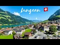 Lungern Village and Lungern Lake | Switzerland🇨🇭| beautiful Walking Tour