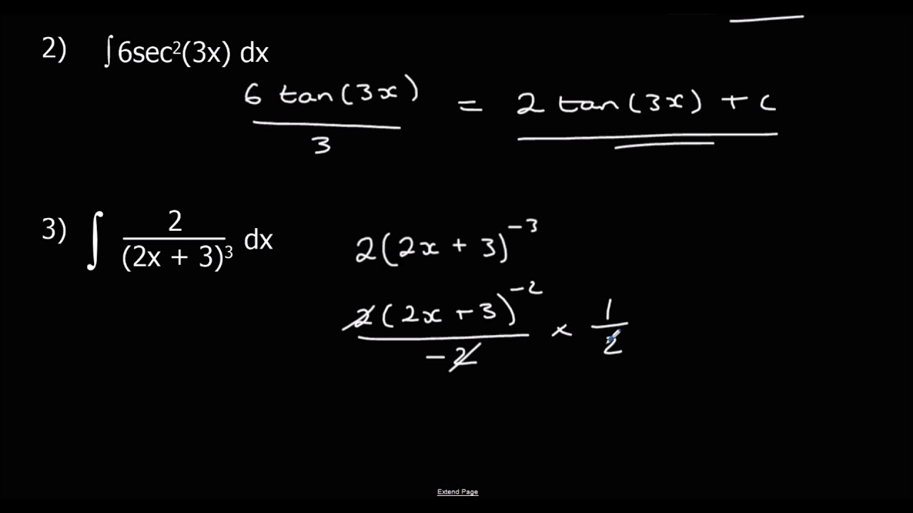 How To Do Chain Rule Integration