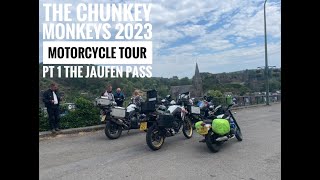 Motorcycle touring Chunkey Monkeys 2023 Tour Pt 1 The Jaufen Pass