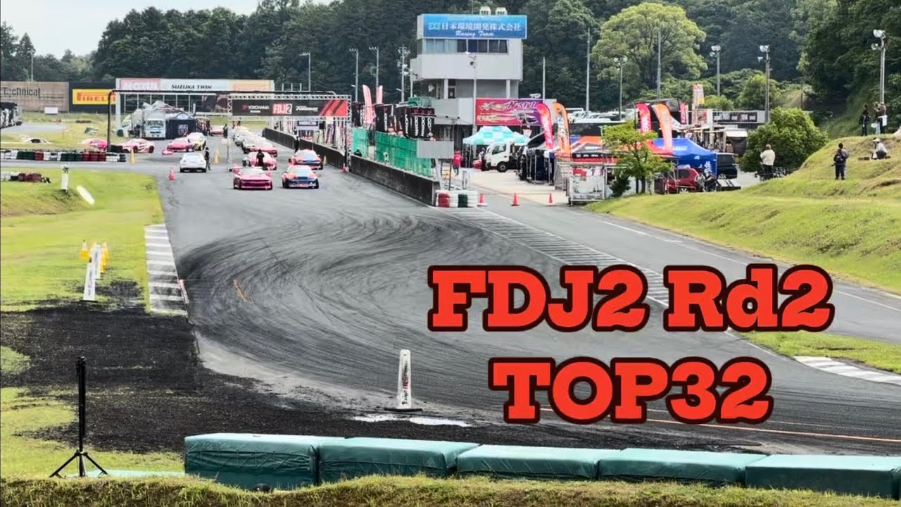 TOP32 battle】formula drift japan2 rd2 in suzuka twin circuit