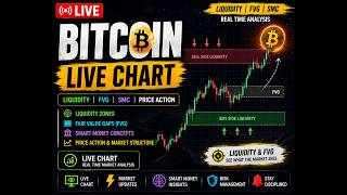 🔴 BITCOIN LIVE CHART | BTC/USD LIVE | LIQUIDITY • FVG • PRICE ACTION