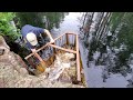 Unclogging Culvert With Beaver Resistant Trash Rack