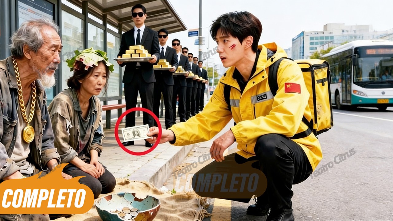 Un millonario se disfraza de mendigo para probar al novio repartidor de su hija, pero este...