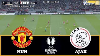 Manchester United Vs Ajax Amsterdam | UEFA Europa League | PES 21 Simulation Match