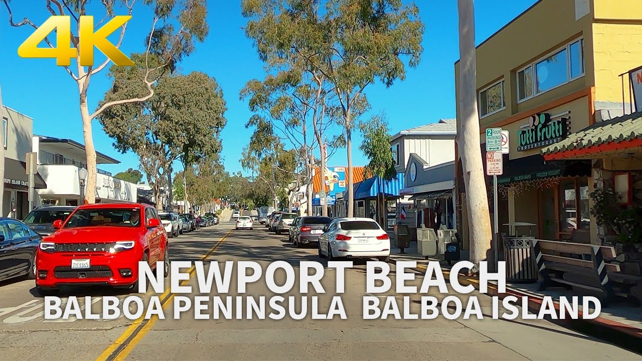 Balboa Island, Newport Beach, CA Editorial Image - Image of streets, cars:  117336600