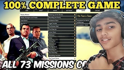 100% COMPLETE SAVE GAME IN GTA 5   ALL MISSIONS COMPLETED   COMPLETE MAP   GTA 5 Mods 2025
