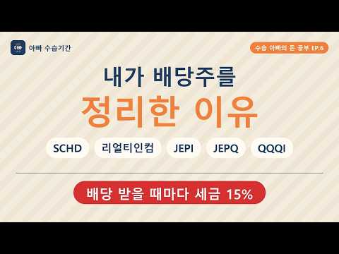 내가 배당주를 정리한 <strong>이유</strong> | SCHD · 리얼티인컴 · JEPI · JEPQ · QQQI <strong>실제</strong> 기록