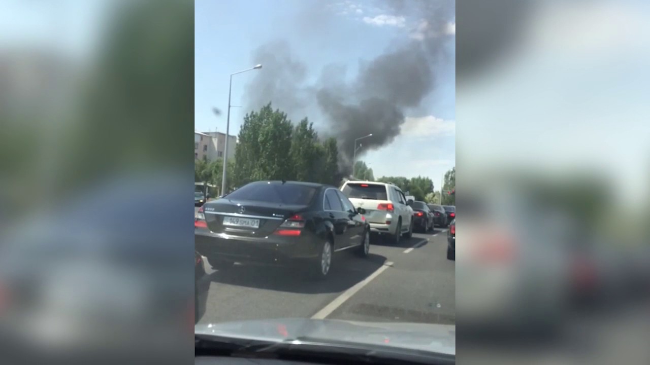 Загорелась газель сегодня