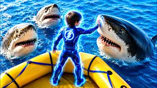 This KID Can CONTROL SHARKS -- Now He’s an OCEAN SUPERHERO