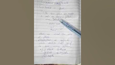 Class 8, Science, chapter 6, Topic Alkalis,bases