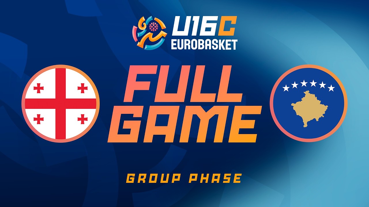 Group Phase | Georgia v Kosovo | Full Basketball Game | FIBA U16 Women's EuroBasket 2026 Division C