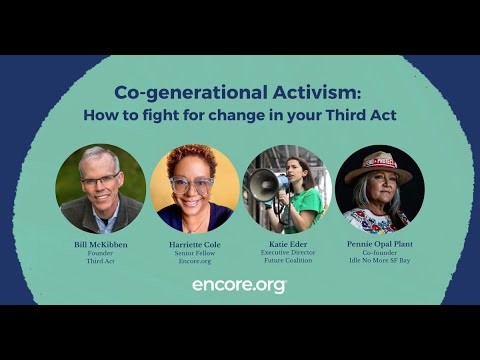 Co-generational Activism: How to fight for change in your Third Act