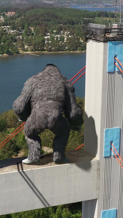 Shocking footage from Tjörnbron, Sweden