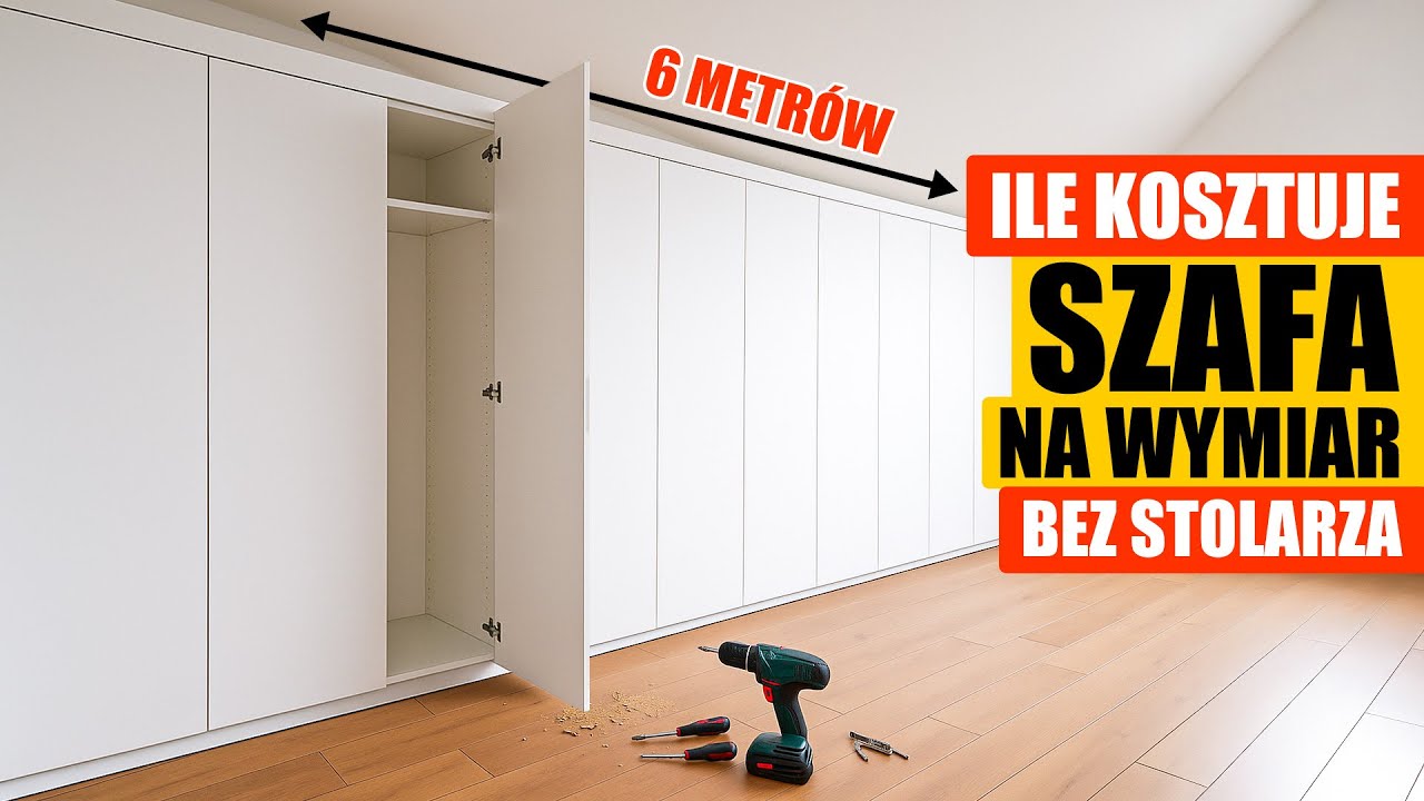 Jak sam zrobiłem 6 METROWĄ szafę na wymiar BEZ STOLARZA - ILE KOSZTOWAŁA
