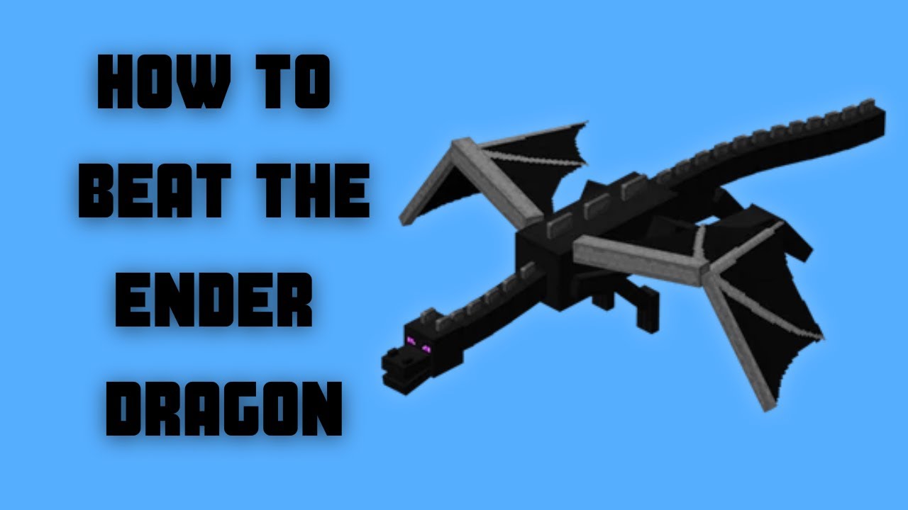 How To Beat The Ender Dragon in Minecraft - YouTube