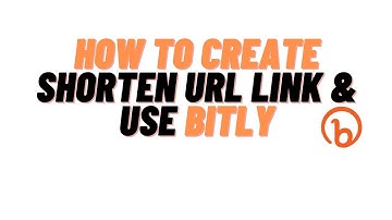 How to create shorten URL link & Use Bitly