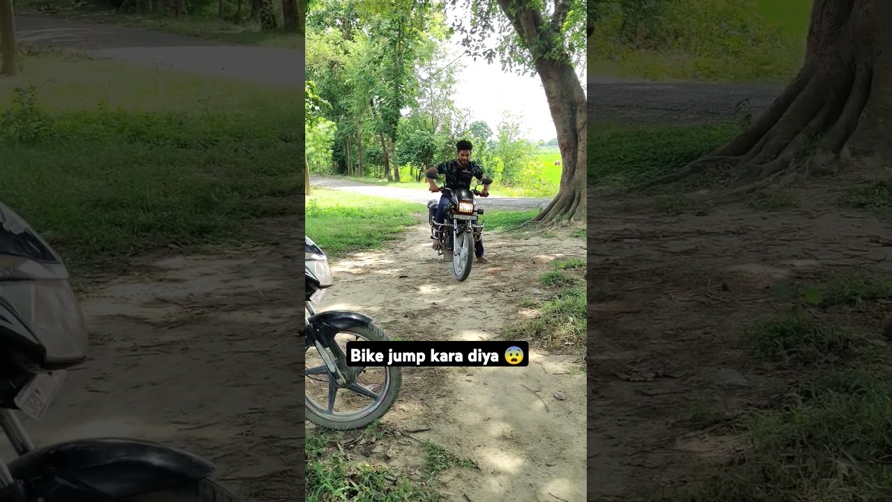 bike jump kara diya 🤕 