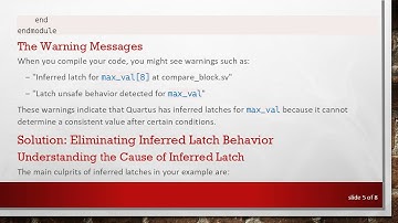 How to Prevent Inferred Latch and Latch Unsafe Behavior in Verilog
