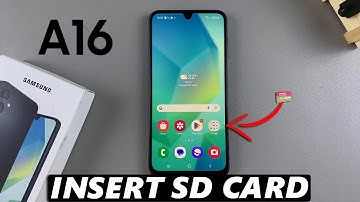 How To Insert SD Card On Samsung Galaxy A16
