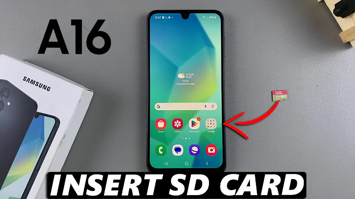 How To Insert SD Card On Samsung Galaxy A16