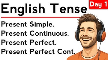 Day 1 Of 21 Days English Challenge | Learn  English Present Tense 