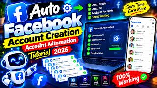 Details Auto Facebook Account Creation | Account Automation Tutorial 2026 | Bangla Tutorial Update