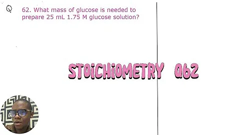 Q62 | Stoichiometry Made Easy | Step by Step Guide for Beginners (2025)| With Practice Problems