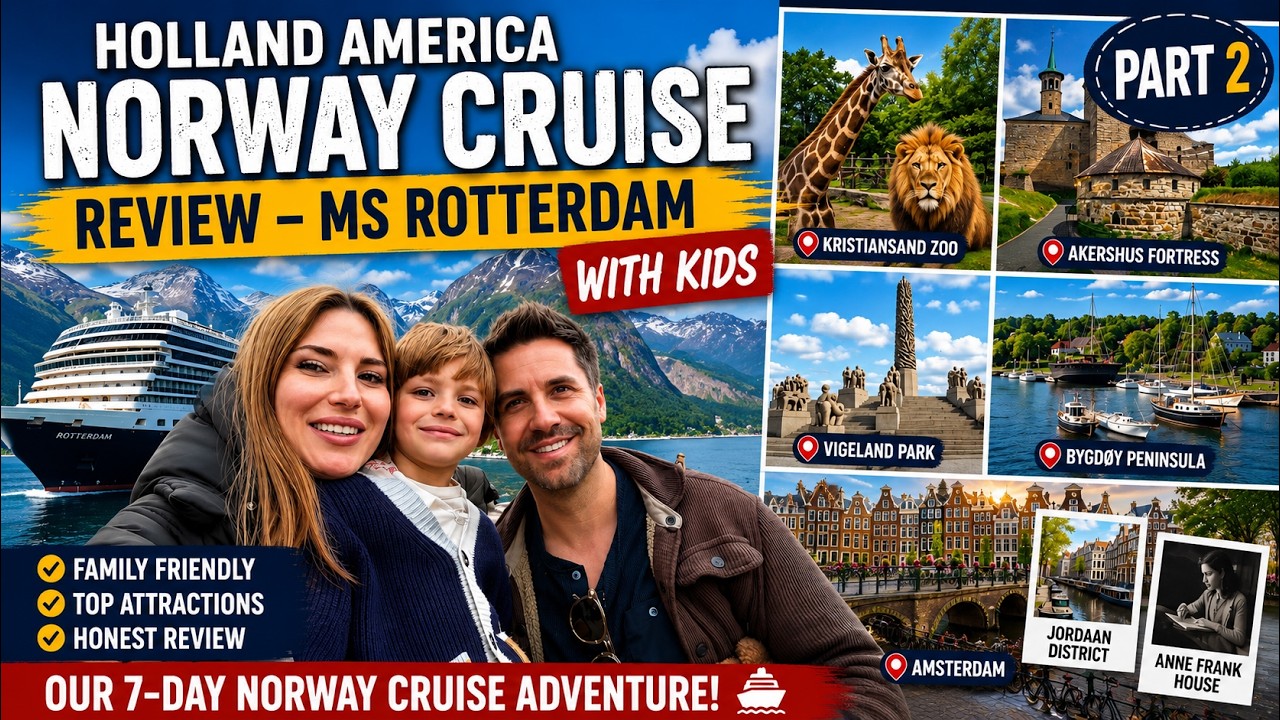 Holland America Norway Cruise Review - MS Rotterdam with Kids (Part 2)