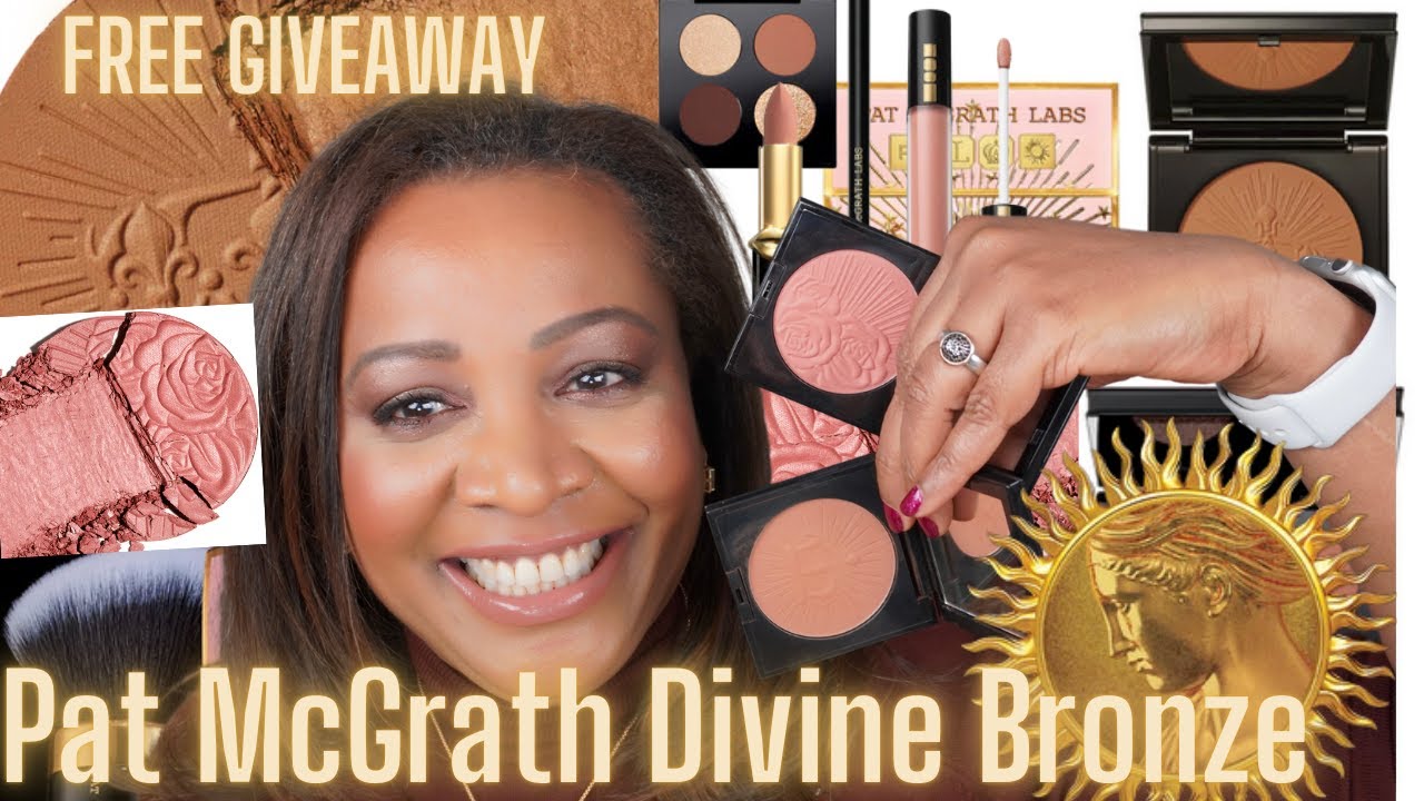 PAT McGRATH DIVINE BRONZERS / DIVINE ROSE III BLUSH / NUDE VENUS LUST GLOSS ✅FREE GIVEAWAY