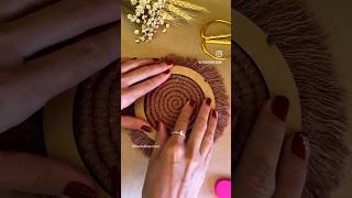 Tutorial rápido porta copos macramê | #macrame #diy #tutorial