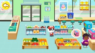 Baby Panda's Town: Supermarket | BabyBus Kids Games #179 screenshot 2