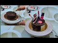 1\2 kg Makeup Theme Chocolate Truffle Cake 🎂💄 | Rich &amp; Glossy Truffle Cake Design| BakingBites 