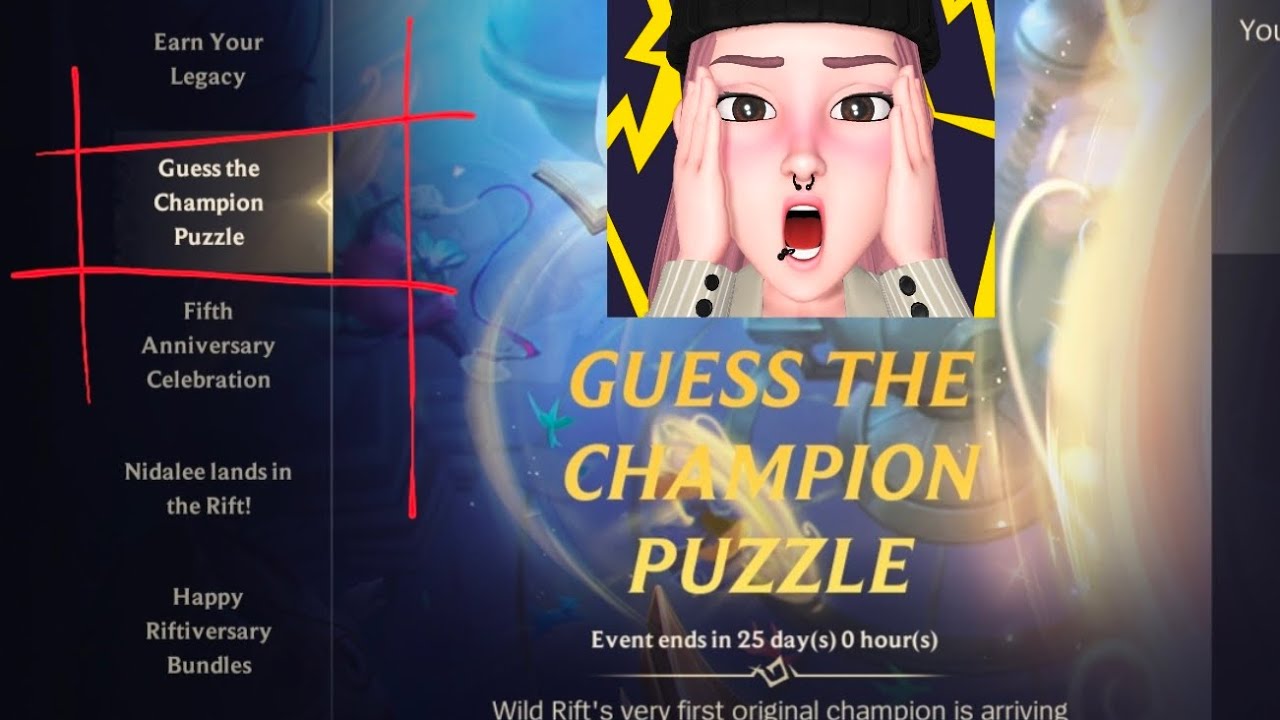 Guess The Champion Puzzle | Wild Rift Event | Evento Wild Rift Adivina El Campeón Del Rompecabezas  