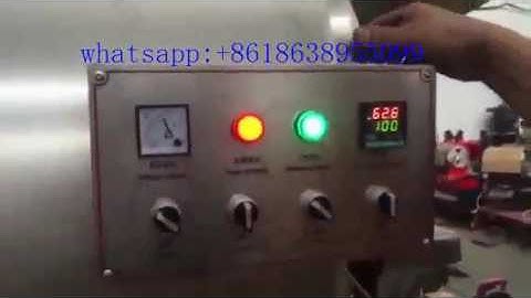 LQ200GX gas cocoa roaster video cocoa roasting machine