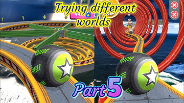 Trying Different Worlds in Going Balls - Day 5 | [4K] Speedrun | Android/iOS Gameplay