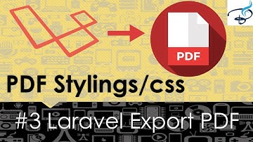 Laravel Export to PDF | Give Styles to PDF file #3