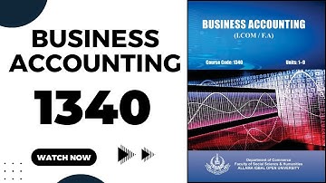 AIOU 1340 Guess Paper 2025 Code 1340 Past Papers Important Questions FA I Com