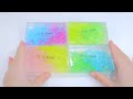 【ASMR】4種類のキャンディスライム Candy Crunchy Slime【音フェチ】