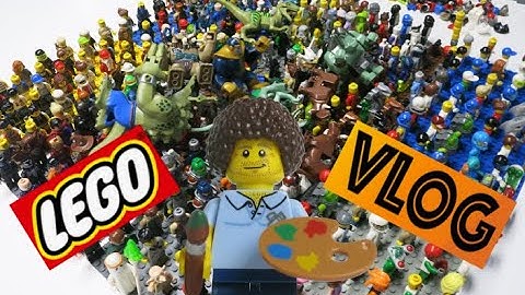 LEGO VLOG #55 / Parting Out Bulk Used Minifigure + Adding Bricks and Pieces to the Bricklink Wall