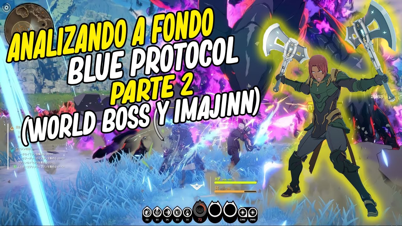 BLUE PROTOCOL World Boss y Imajinn Todo lo que sabemos