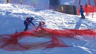 Gilles Roulin (SUI) CRASH in Training