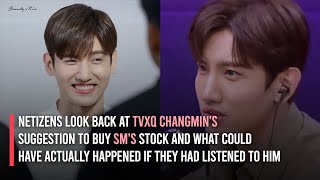 Netizens Look Back At Tvxq Changmin S Suggestion To Buy Sm S Stock Youtube<script async src=