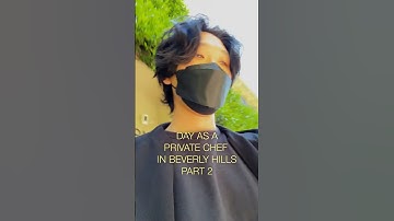 This was my day as a private chef in Beverly Hills for my client