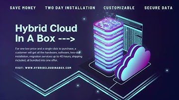 Cloud Computing and Hybrid Cloud In A Box to Save Money and Secure Your Data!