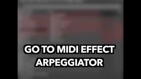 [FREE TIP] Arpeggiator in Ableton Live!