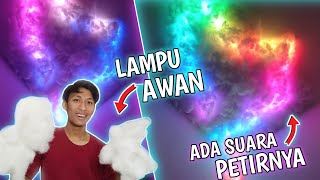 cara bikin LAMPU AWAN + ada suara petir nya || diy cloud ceiling light viral tiktok