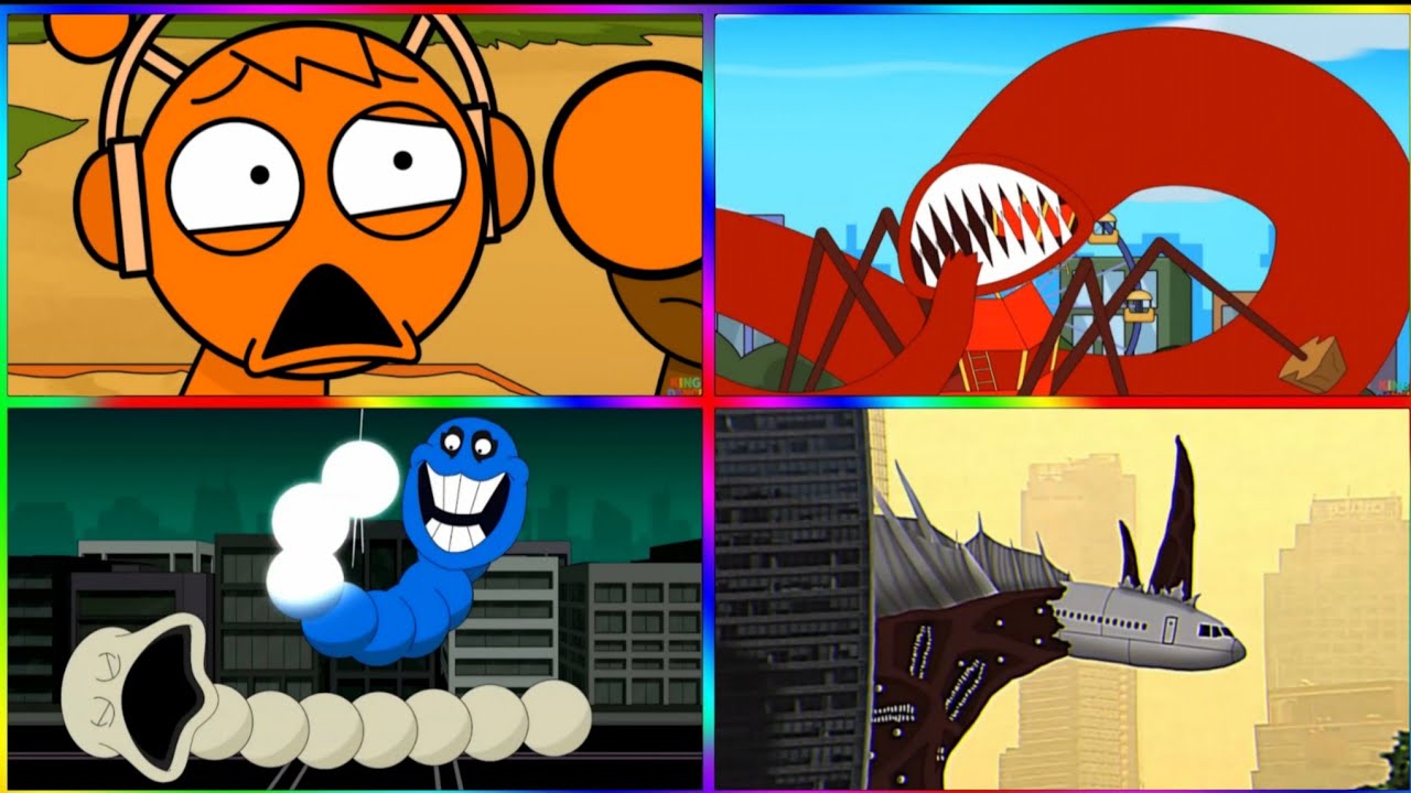 The Bloop & Sprunki Sea Eater & Train Eater & Infected Sky | Coffin Dance Tiles Hop #69