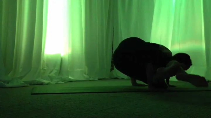 Girl does Crazy Yoga Arm Balance Transition